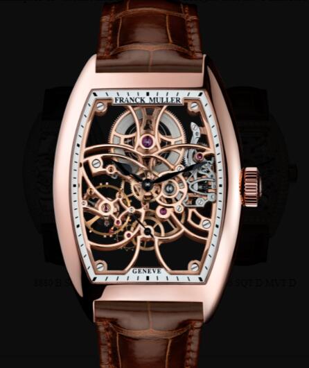 Review Franck Muller Cintree Curvex Men Skeleton Replica Watch for Sale Cheap Price 8880 B S6 SQT